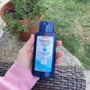 Nizoral shampoo (can be used to treat fungal acne)
